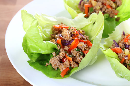 THAI LETTUCE WRAPS WITH VEAL
