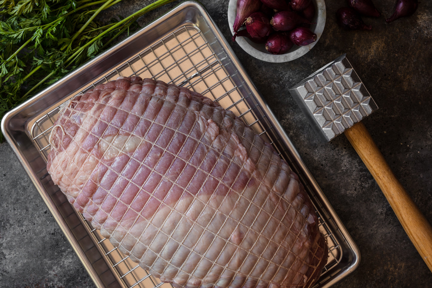 SHOULDER/LEG ROASTS BRT (BONELESS, ROLLED & TIED)